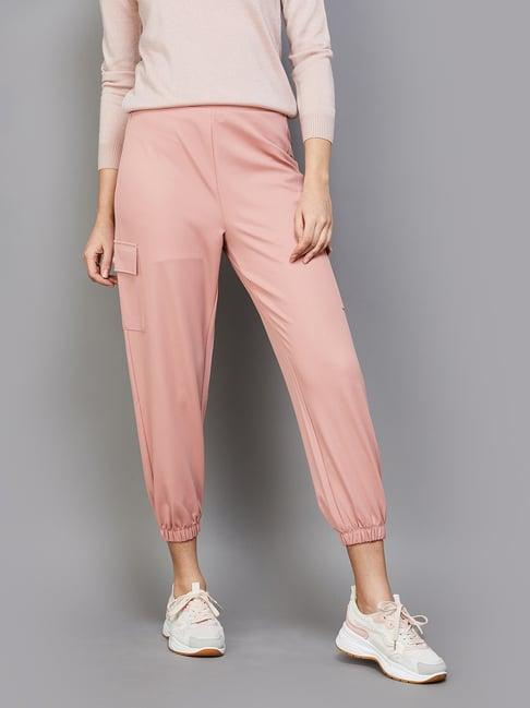 fame forever by lifestyle dusty pink relaxed fit jogger