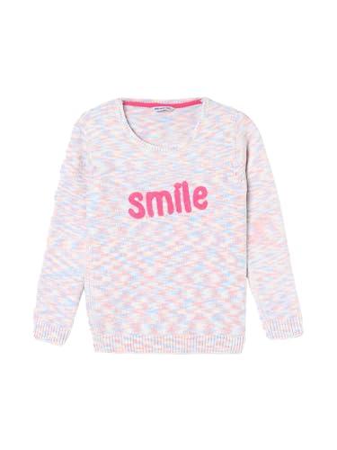 fame forever by lifestyle girls multi polyester regular fit embroidered sweater_7-8y multicolour