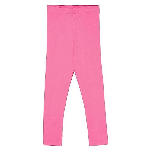 fame forever by lifestyle girls pink cotton skinny fit solid legging_4-5y
