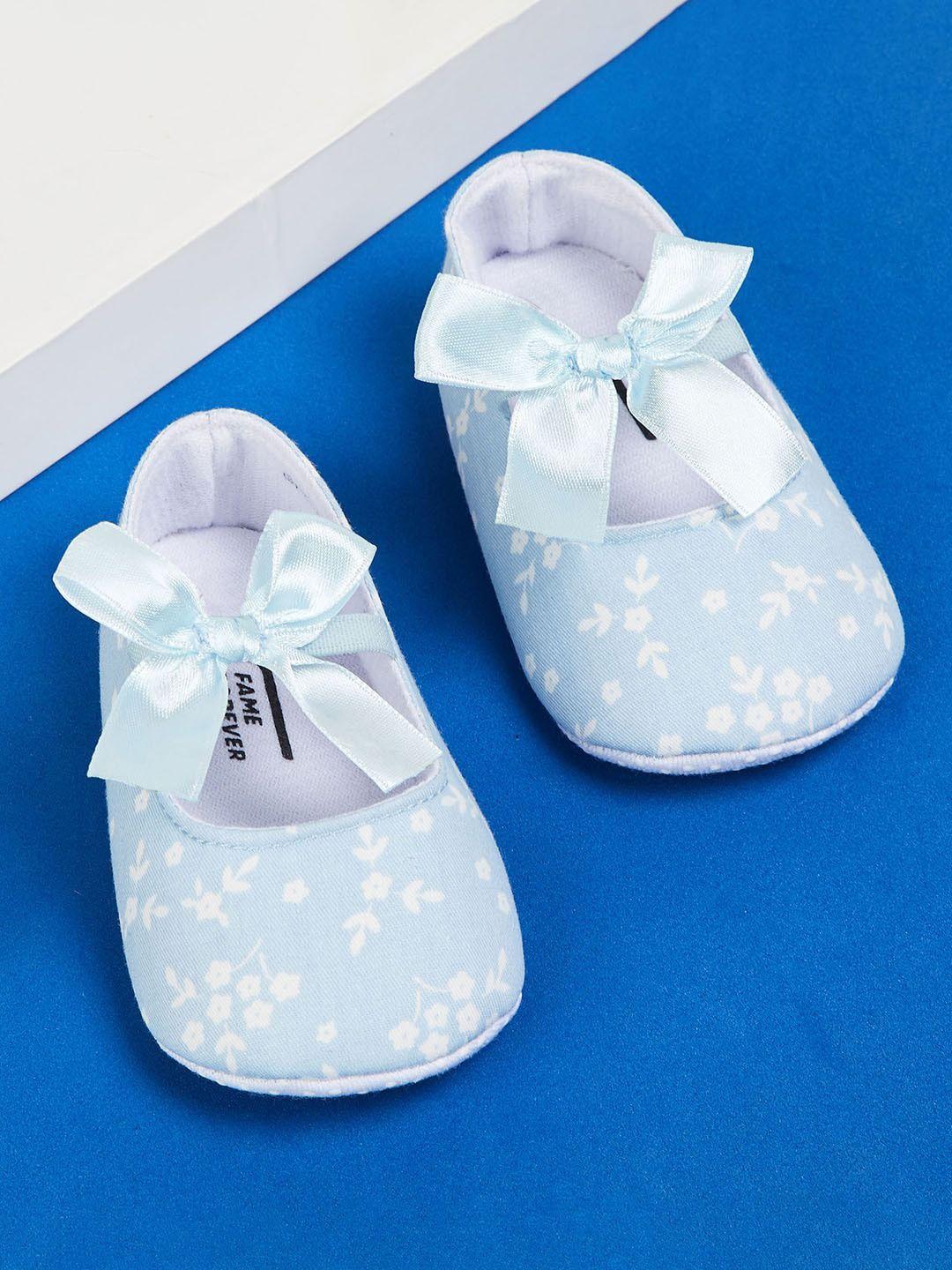 fame forever by lifestyle girls printed ballerinas with bows flats