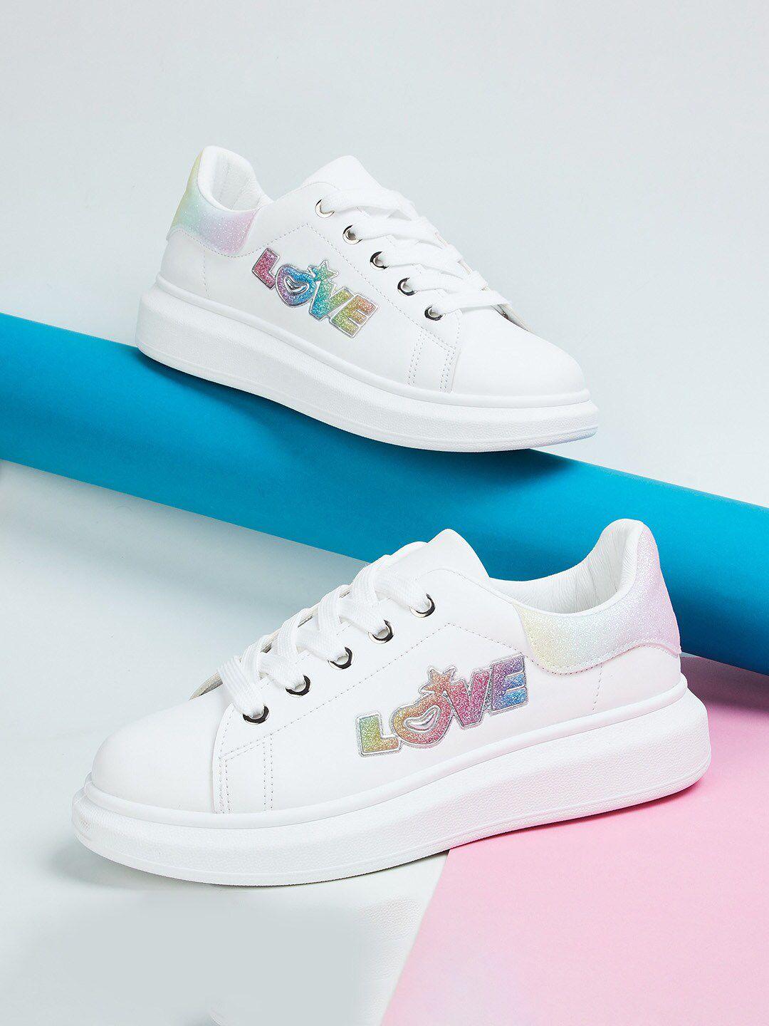 fame forever by lifestyle girls printed round toe lace up sneakers