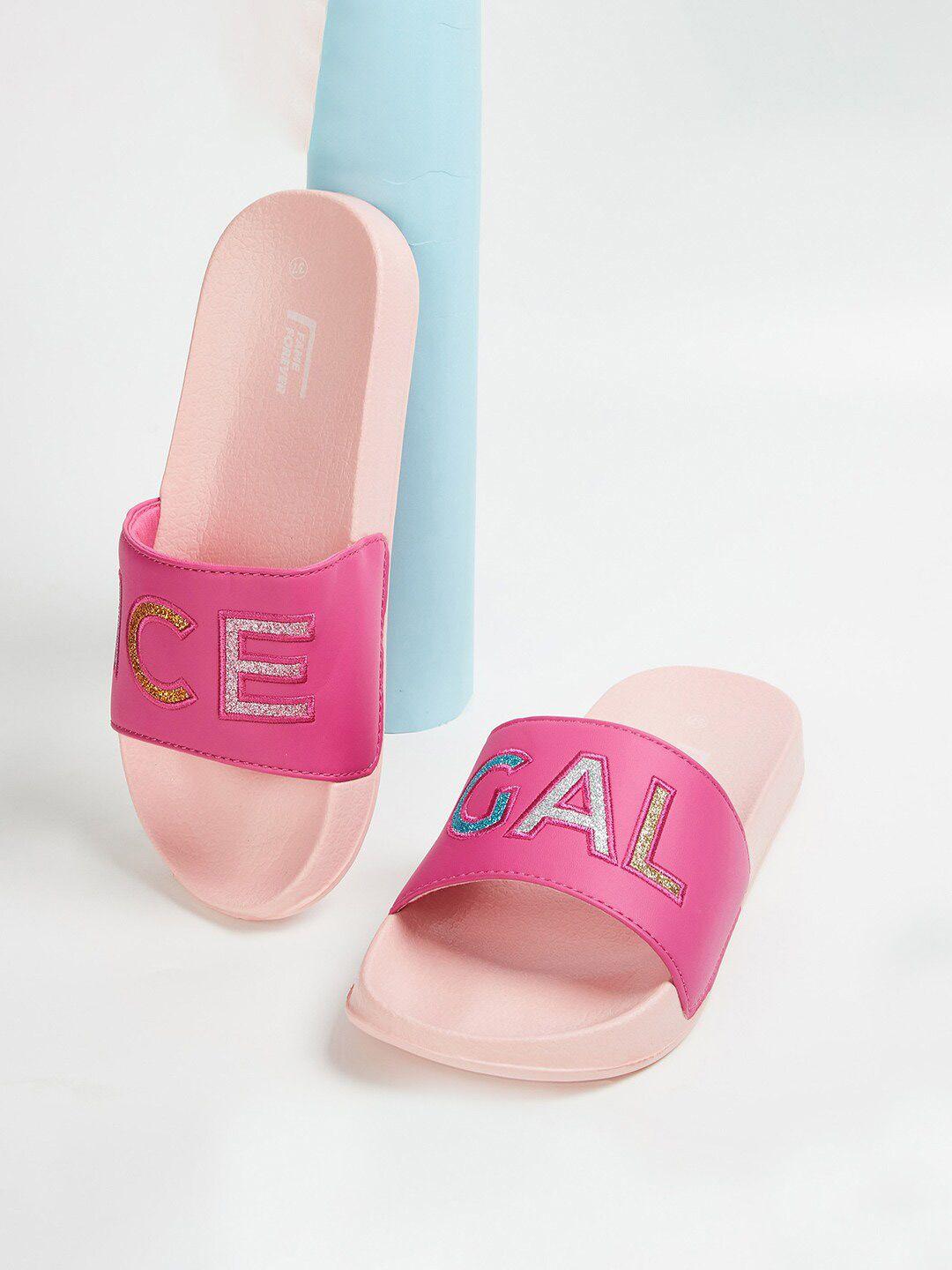 fame forever by lifestyle girls printed sliders