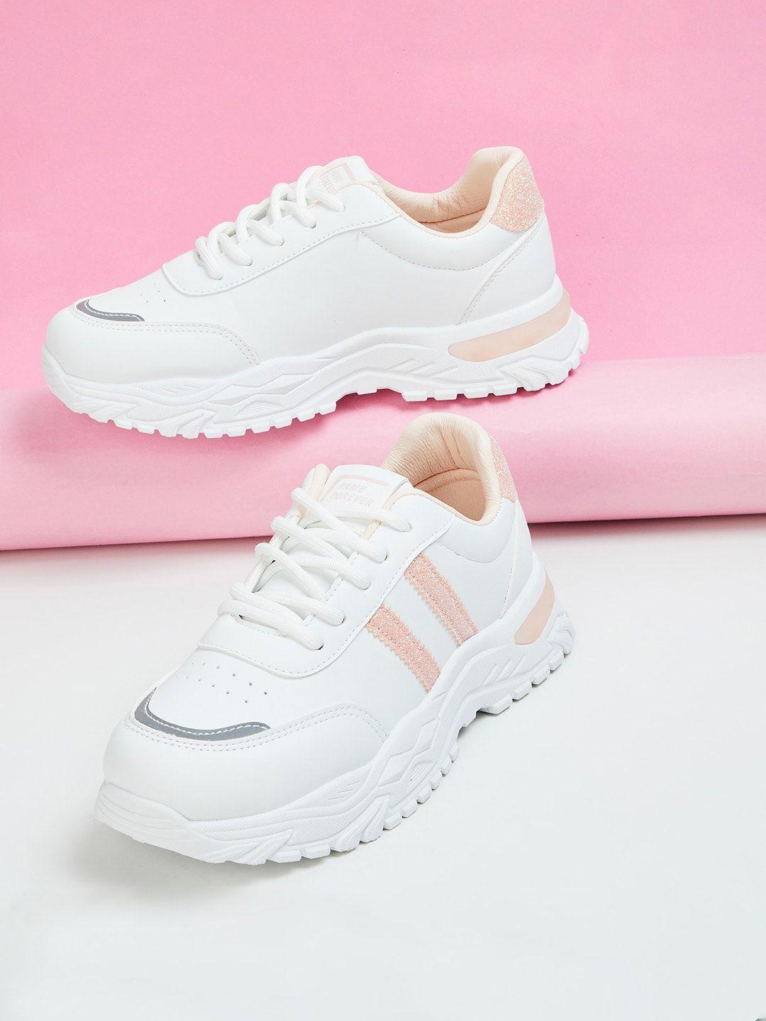 fame forever by lifestyle girls striped sneakers