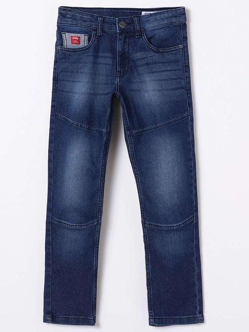 fame forever by lifestyle kids blue cotton washed jeans