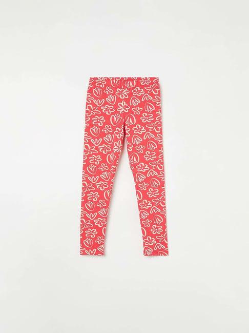 fame forever by lifestyle kids coral cotton legging