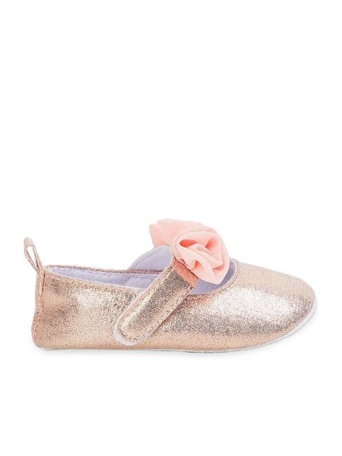 fame forever by lifestyle kids golden & pink mary jane shoes