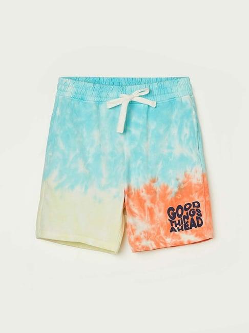 fame forever by lifestyle kids multicolor cotton printed shorts