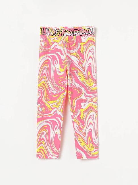 fame forever by lifestyle kids multicolor printed leggings