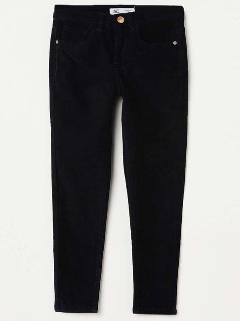 fame forever by lifestyle kids navy regular fit pants