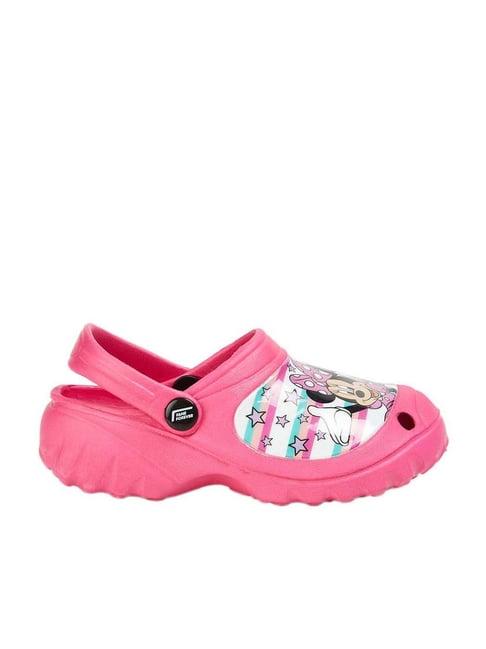 fame forever by lifestyle kids pink back strap clogs