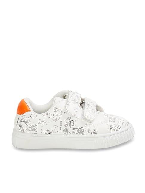fame forever by lifestyle kids white velcro shoes