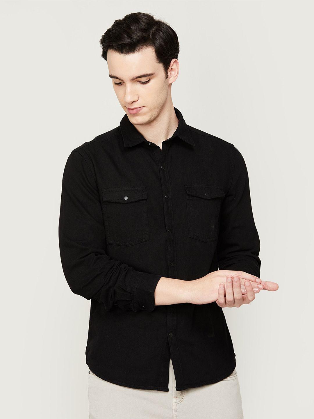 fame forever by lifestyle men casual cotton shirt