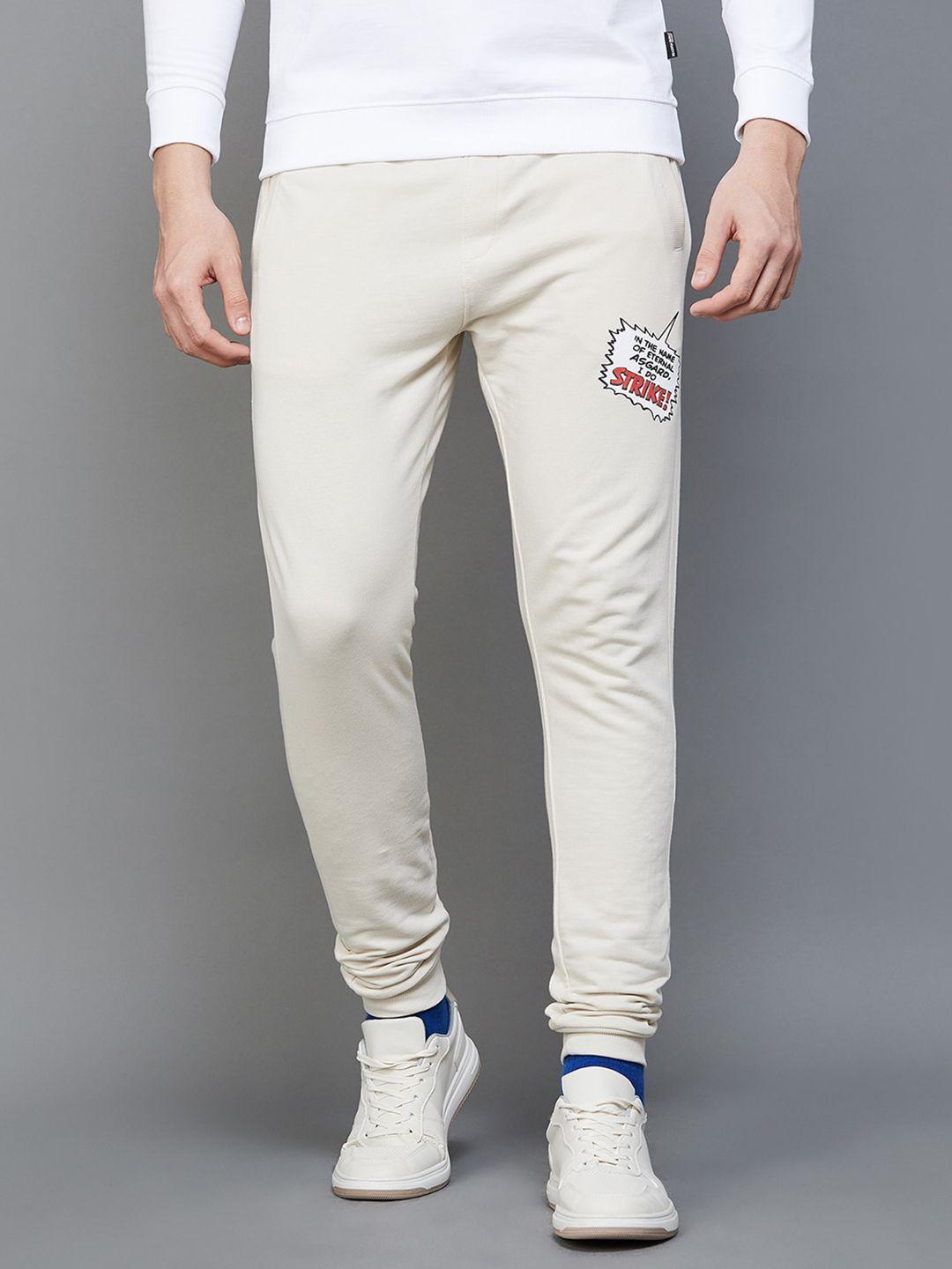 fame forever by lifestyle men mid rise cotton joggers