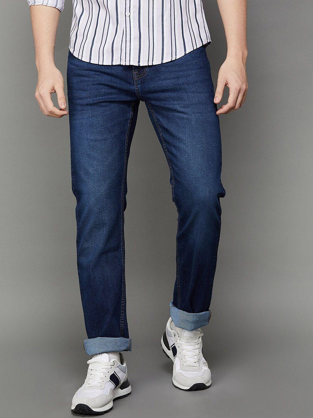 fame forever by lifestyle men mid-rise light fade jeans