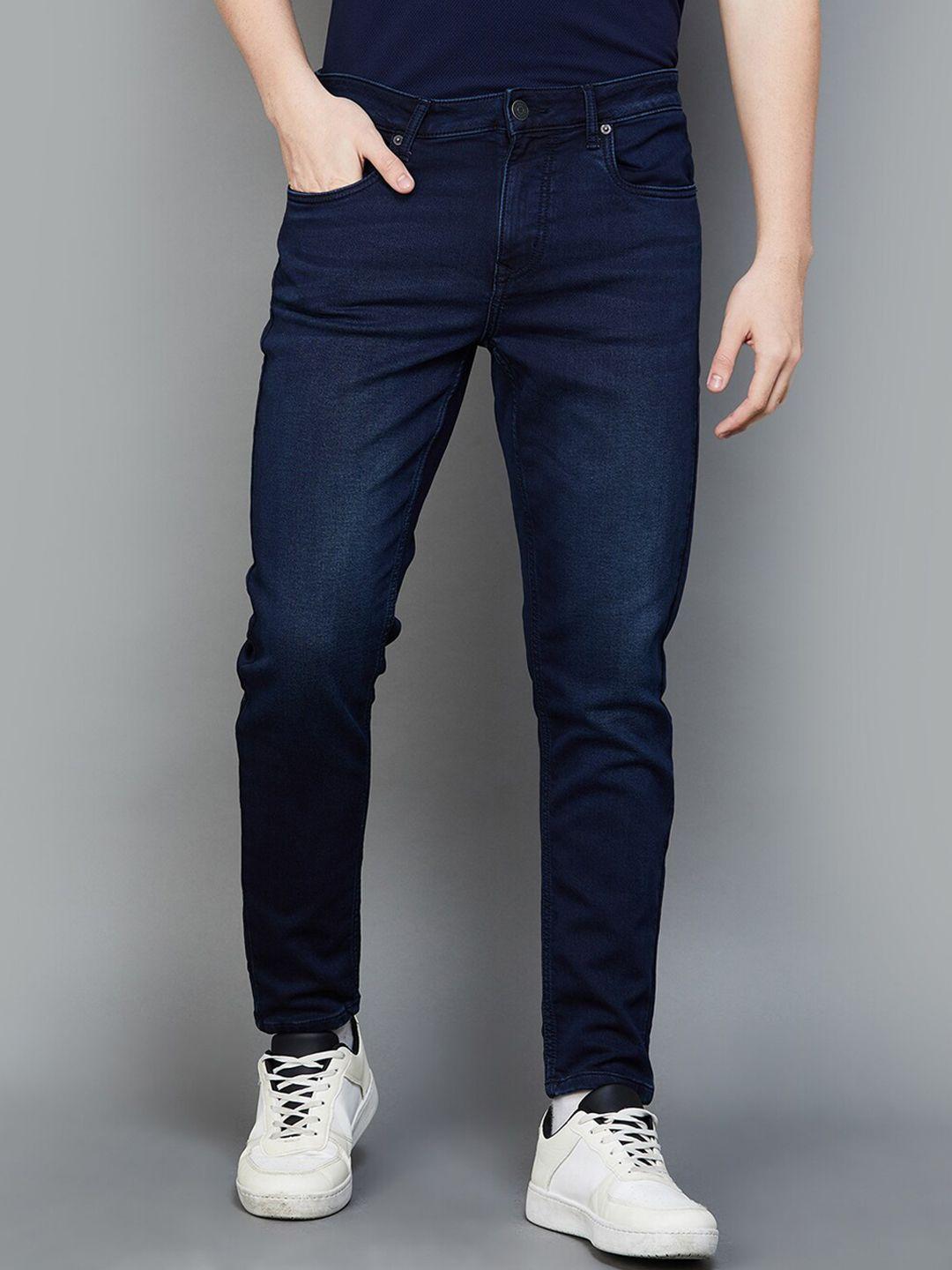 fame forever by lifestyle men mid-rise stretchable jeans