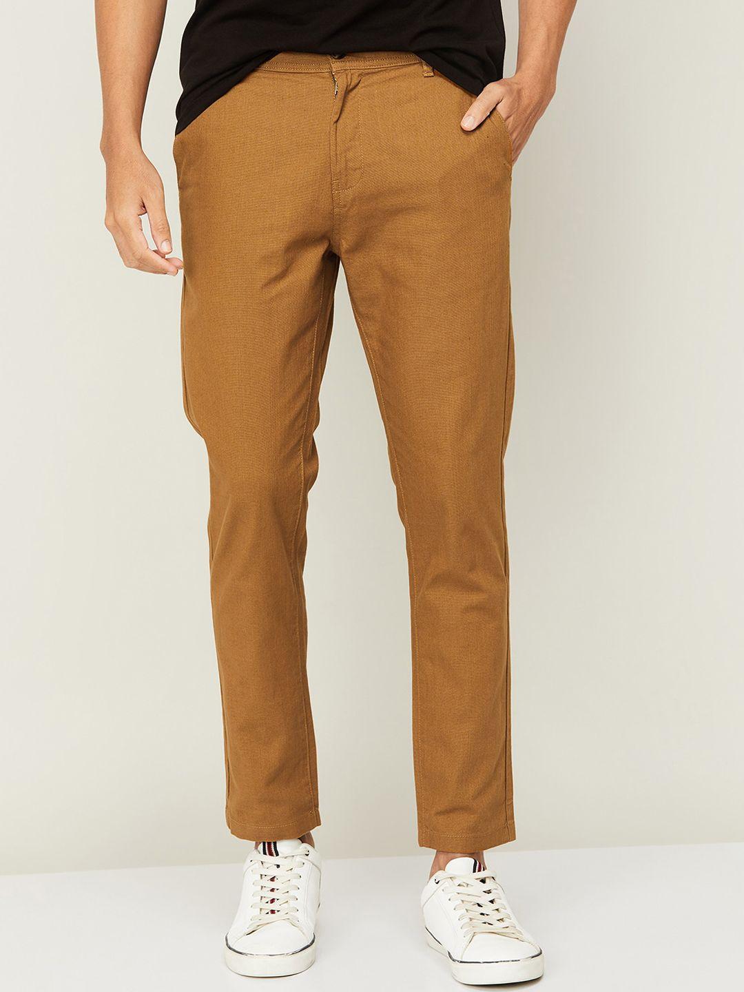 fame forever by lifestyle men mid-rise trousers