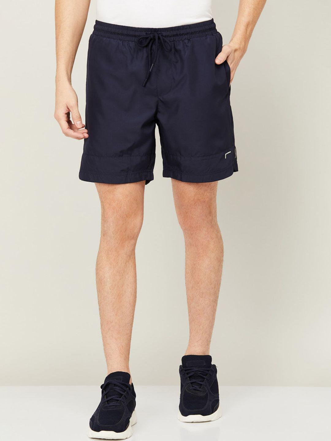 fame forever by lifestyle men navy blue training or gym sports shorts