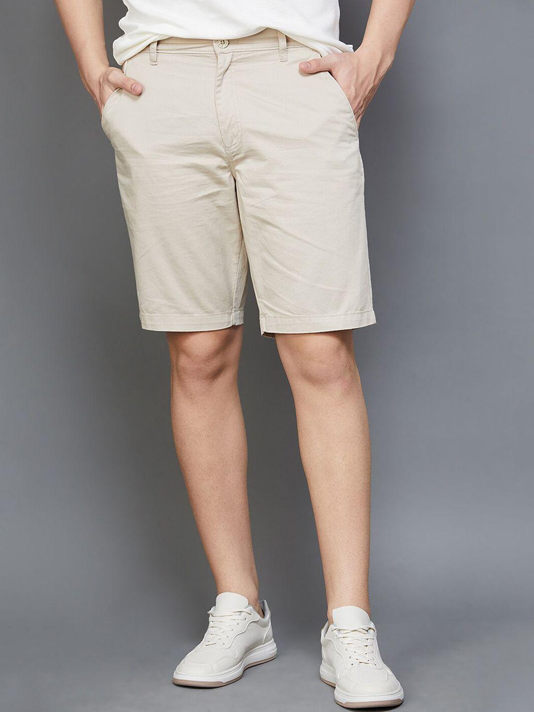 fame forever by lifestyle men regular fit cotton shorts