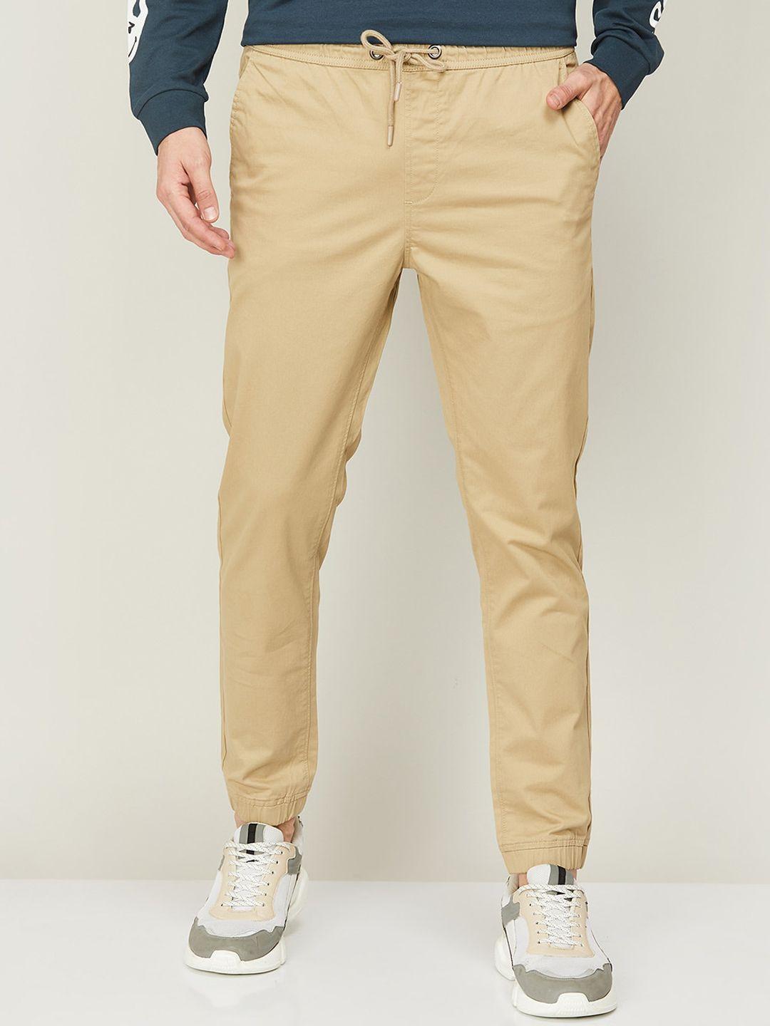 fame forever by lifestyle men relaxed joggers cotton trousers