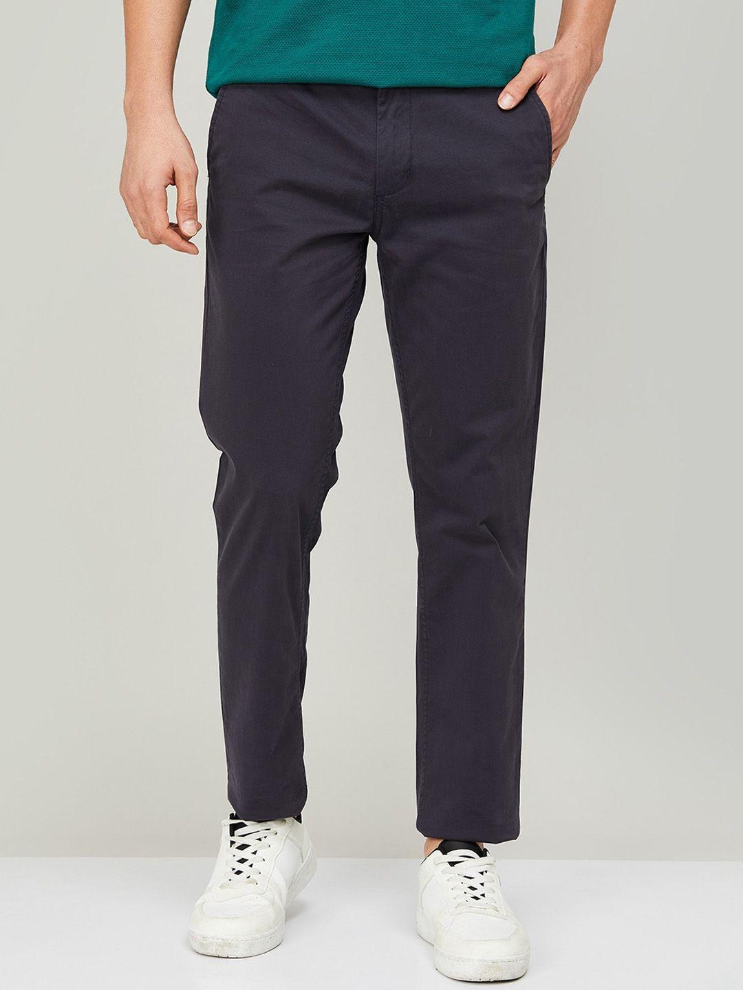 fame forever by lifestyle men tapered fit chinos trousers