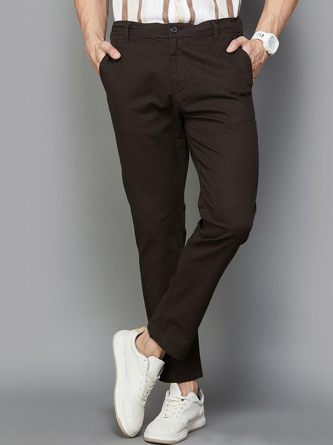 fame forever by lifestyle men tapered fit chinos trousers