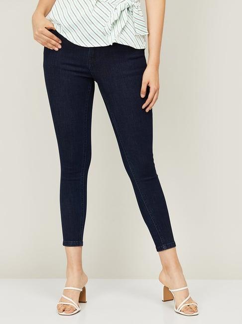 fame forever by lifestyle navy mid rise jeans