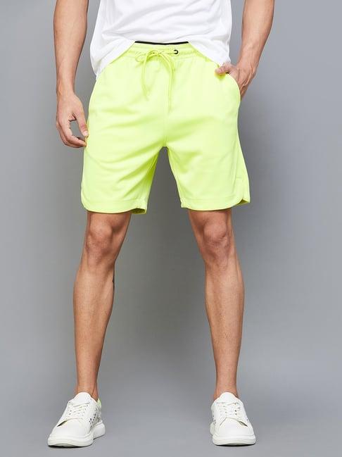 fame forever by lifestyle neon regular fit shorts