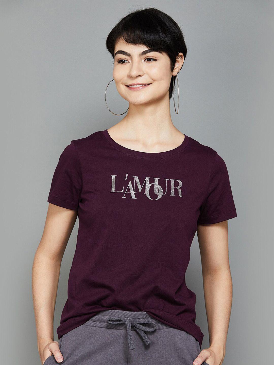 fame forever by lifestyle print cotton top