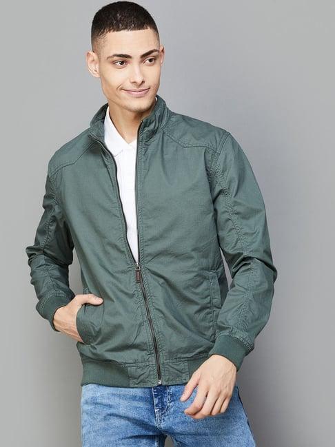 fame forever by lifestyle sage cotton regular fit jacket