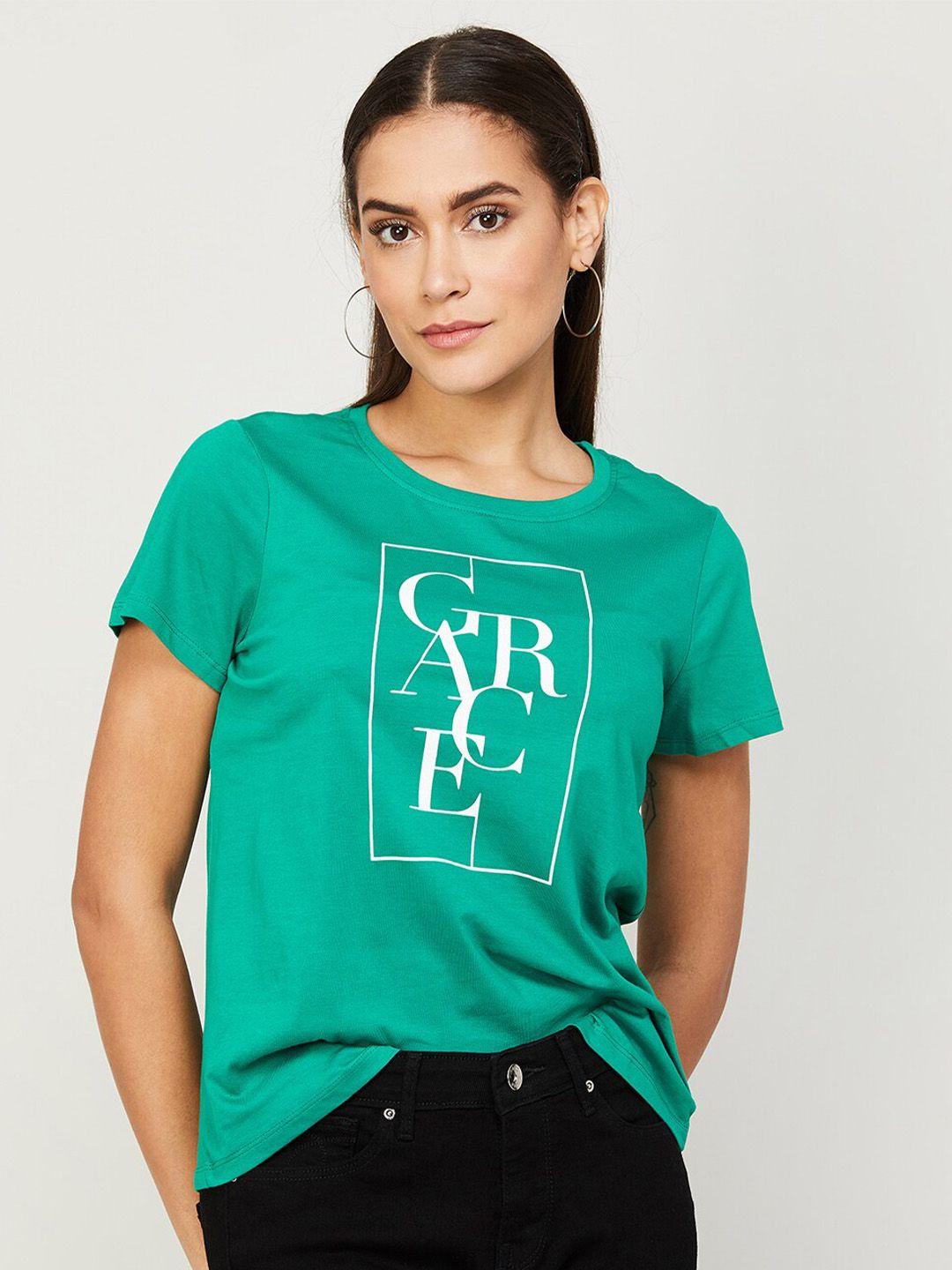 fame forever by lifestyle typography printed pure cotton t-shirt