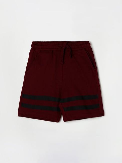 fame forever by lifestyle wine solid shorts
