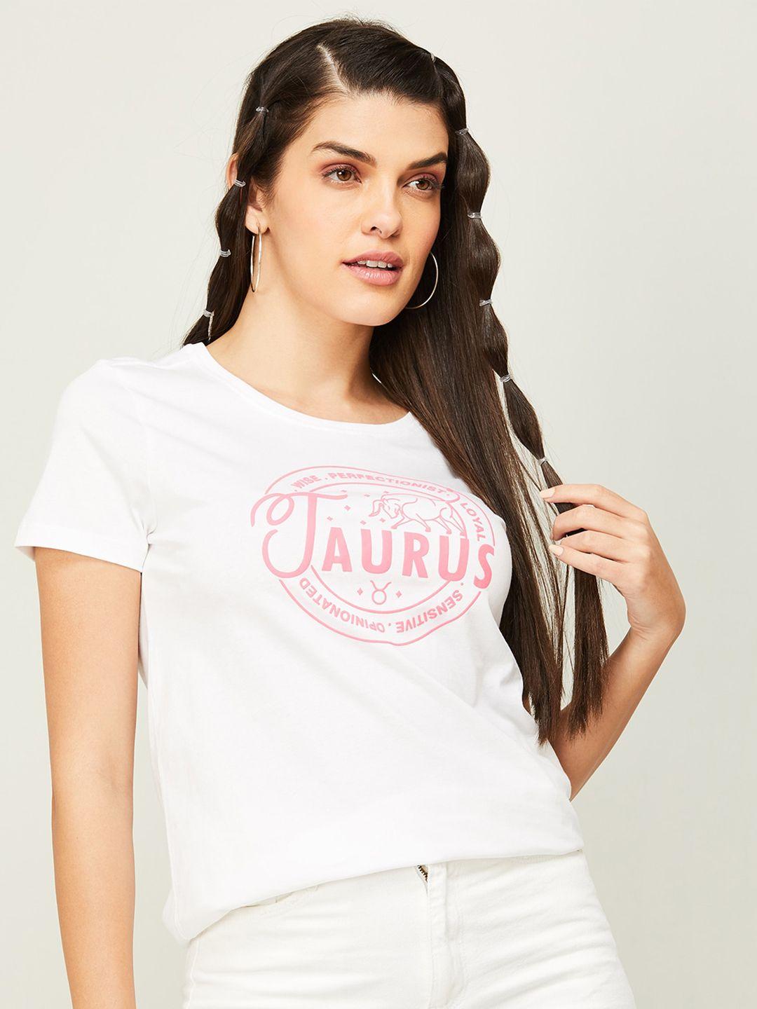 fame forever by lifestyle women typography printed cotton t-shirt