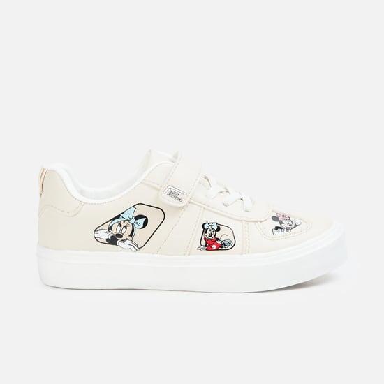 fame forever girls disney printed lace-up shoes