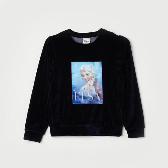 fame forever girls frozen printed sweatshirt