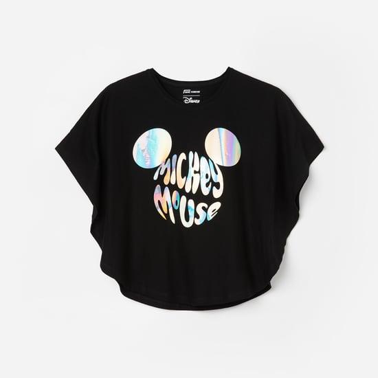 fame forever girls graphic print top