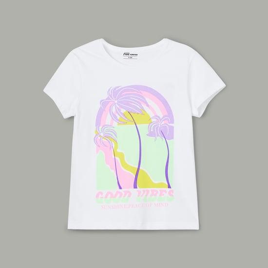 fame forever girls graphic t-shirt