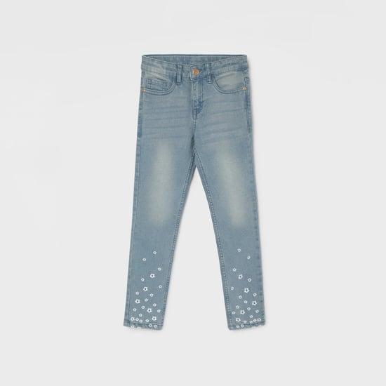 fame forever girls stonewashed skinny fit jeans