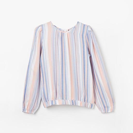 fame forever girls striped casual top