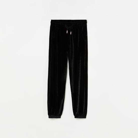 fame forever girls textured elasticated joggers