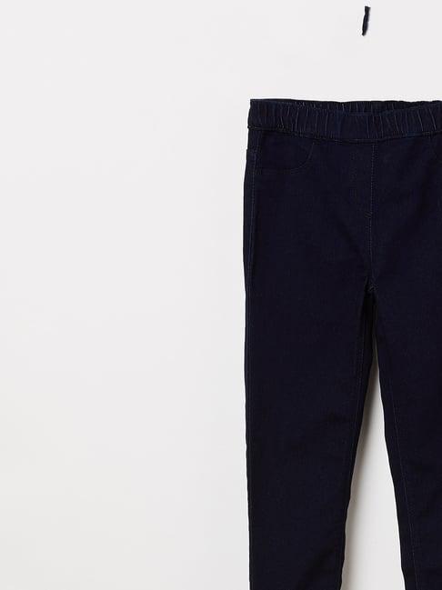 fame forever kids navy solid jeans