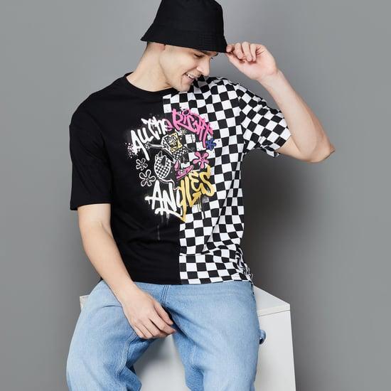 fame forever men printed regular fit t-shirt