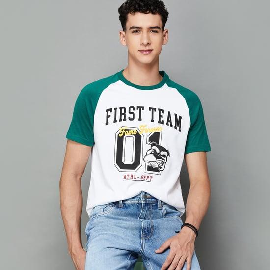 fame forever men printed regular fit t-shirt