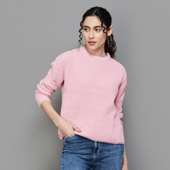 fame forever women knitted sweater
