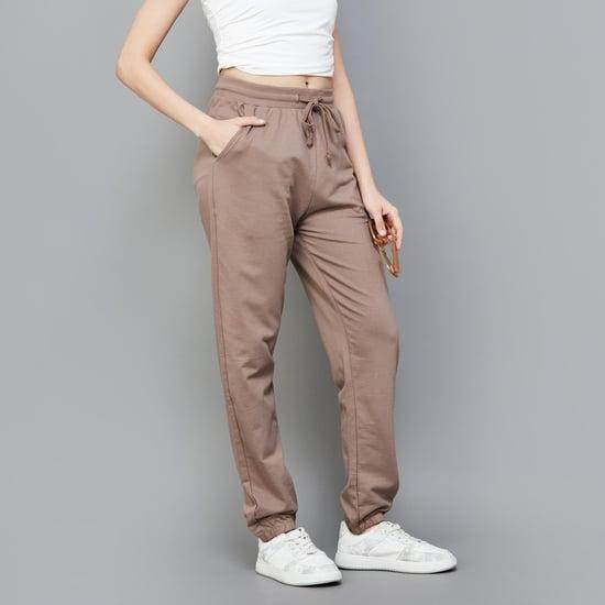 fame forever women solid joggers