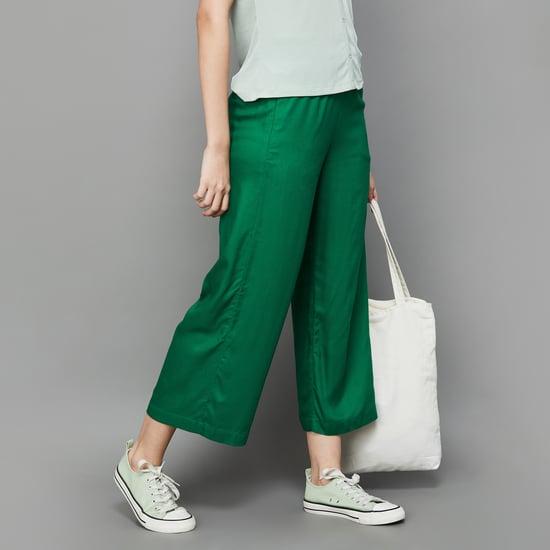fame forever women solid trousers