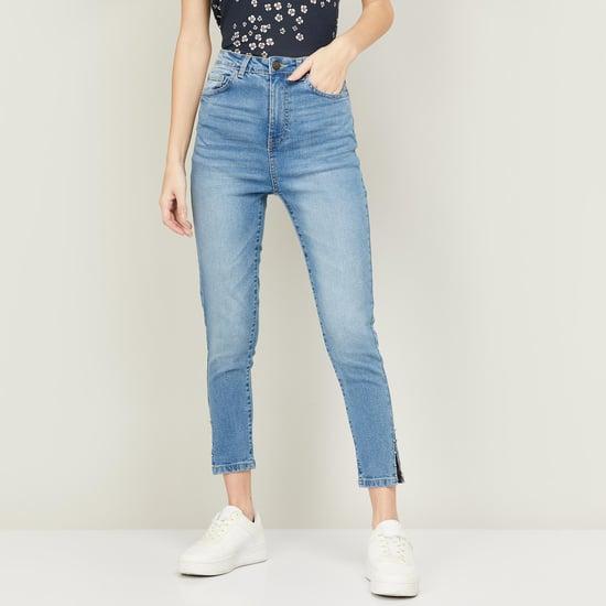 fame forever women stonewashed skinny fit jeans