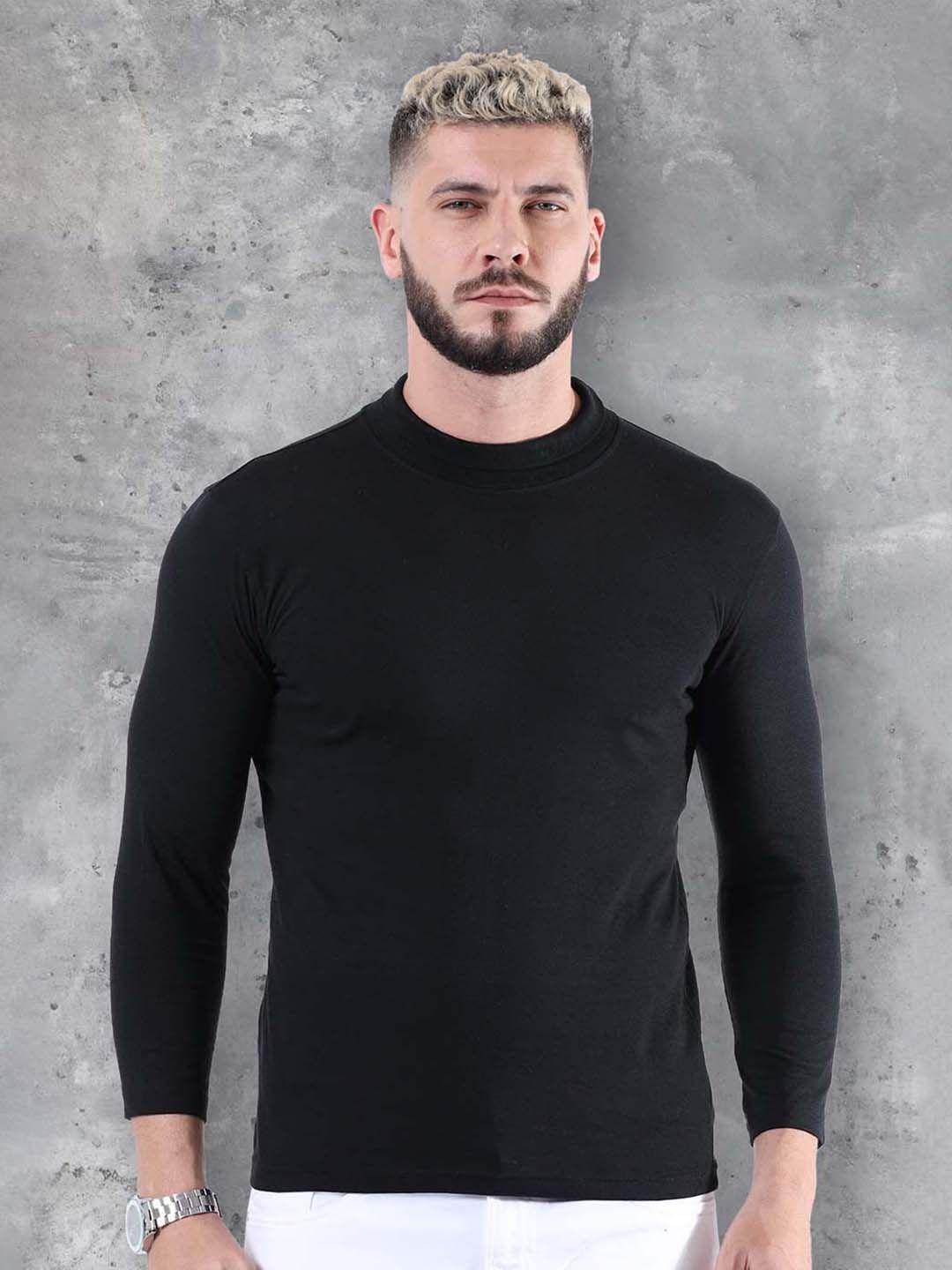 fanideaz high neck long sleeves cotton t-shirt