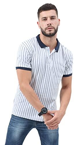 fanideaz men’s branded cotton half sleeve striped polo tshirt for men || collar tshirt for men || classic polo t shirts for men_navyblue_5026_l