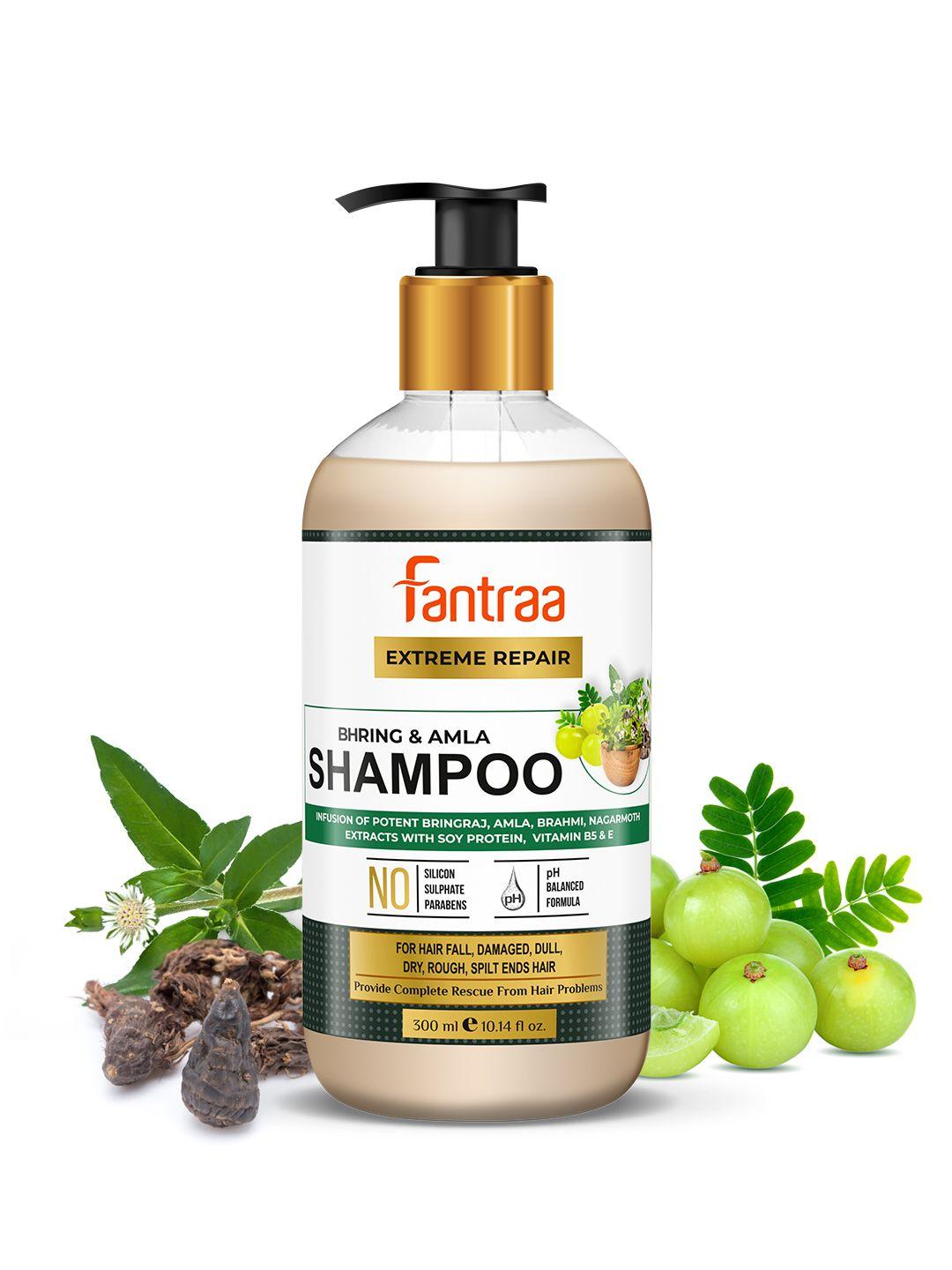 fantraa unisex bhring & amla shampoo - 300 ml