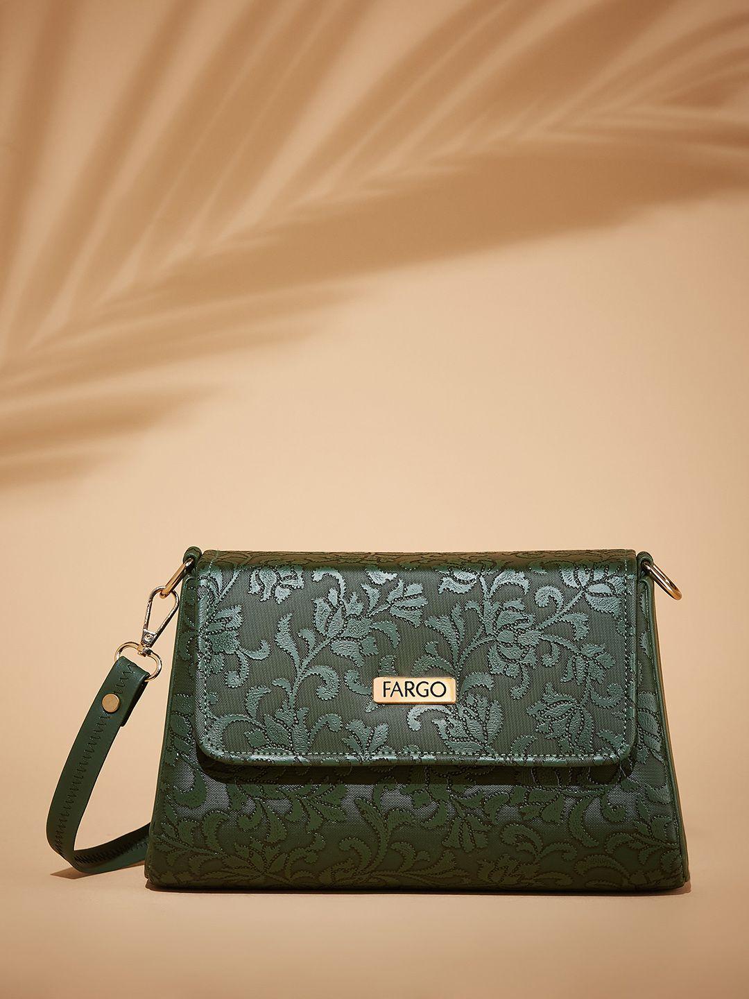 fargo floral self design structured sling bag